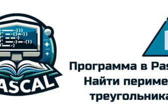 Обложка к статье "Программа в Pascal: Найти периметр треугольника"
