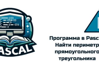 Обложка к статье "Как найти периметр прямоугольного треугольника в Pascal"